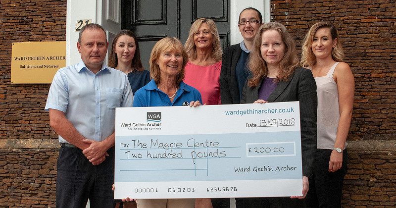 Ward Gethin Archer reins in the cash for West Norfolk horse riding charity