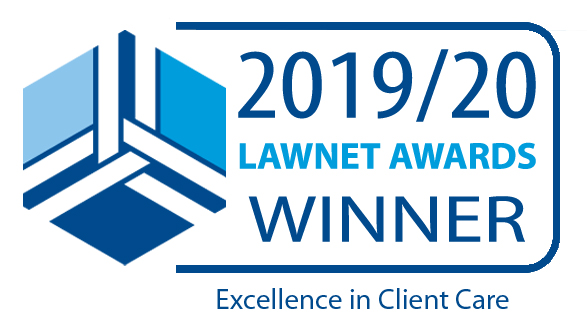 Winner - Excellence in Client Care, LawNet Awards 2019