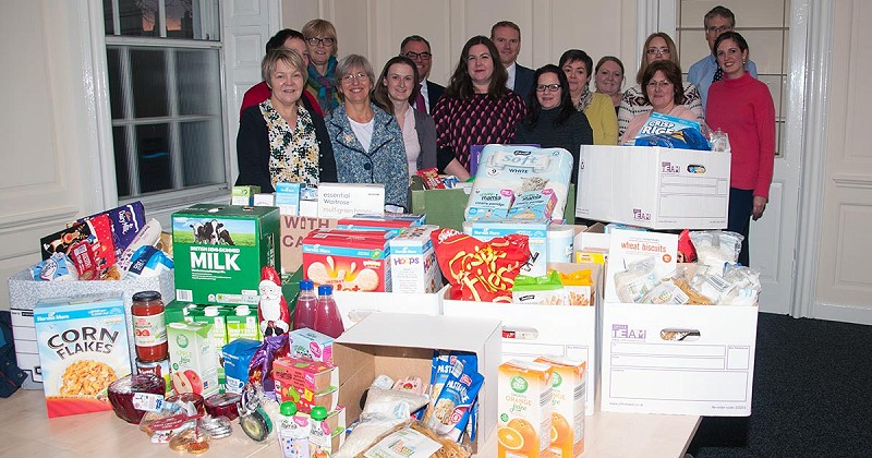 Ward Gethin Archer’s generous donation to Ely Foodbank